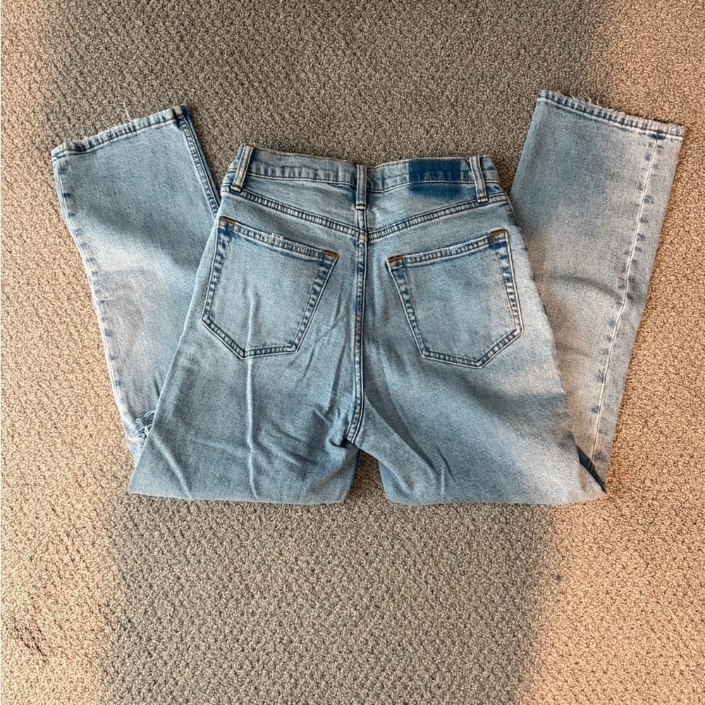 Abercrombie & Fitch Light Blue Straight Jeans